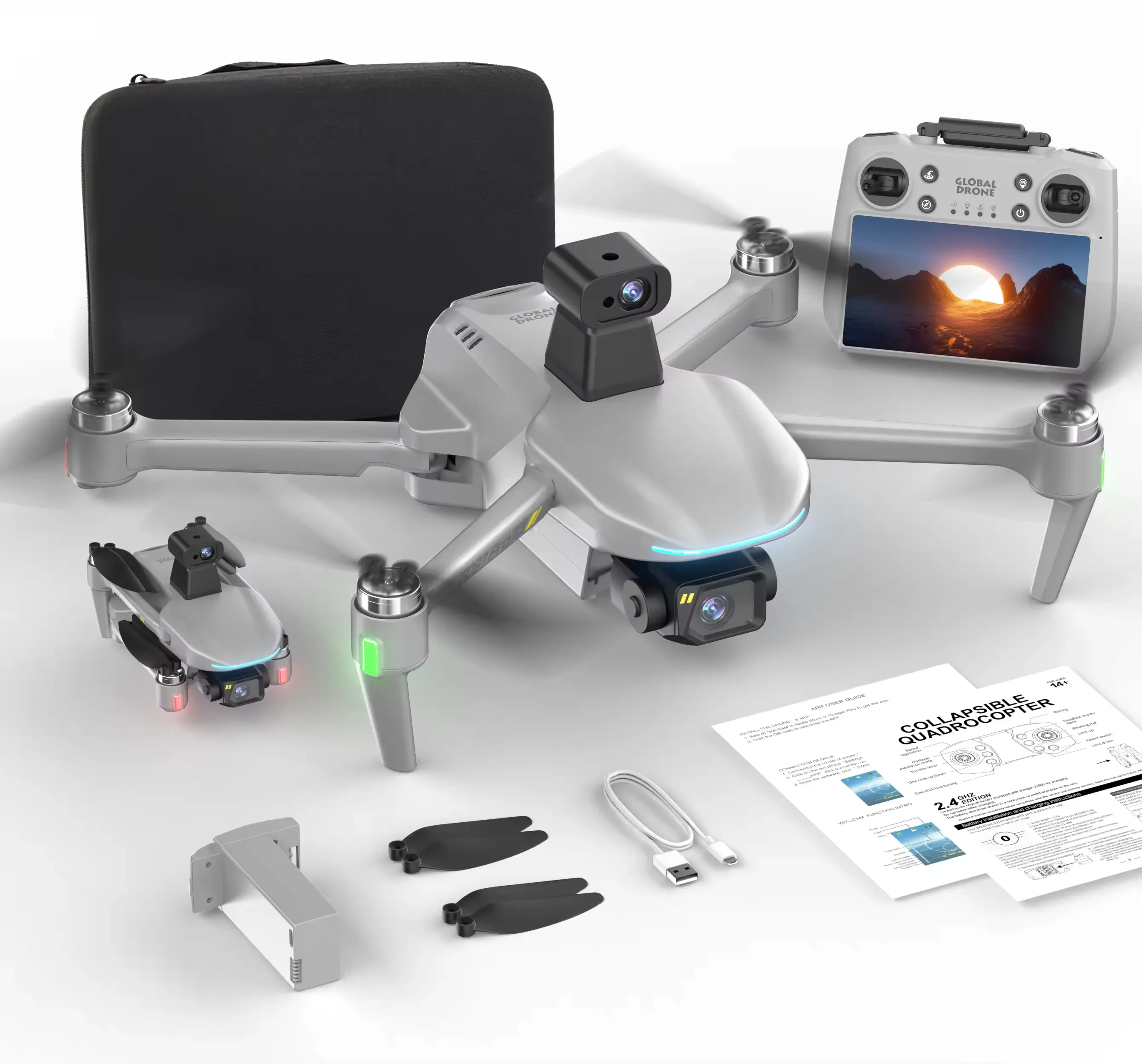 GD97PRO GPS Drone - 3-Axis Gimbal 4K Camera