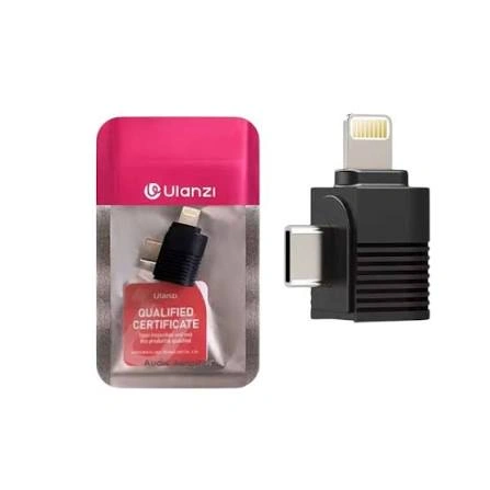 Ulanzi OTG Converter for Microphone –Type-C to Lightning Adapter for DJI Mic